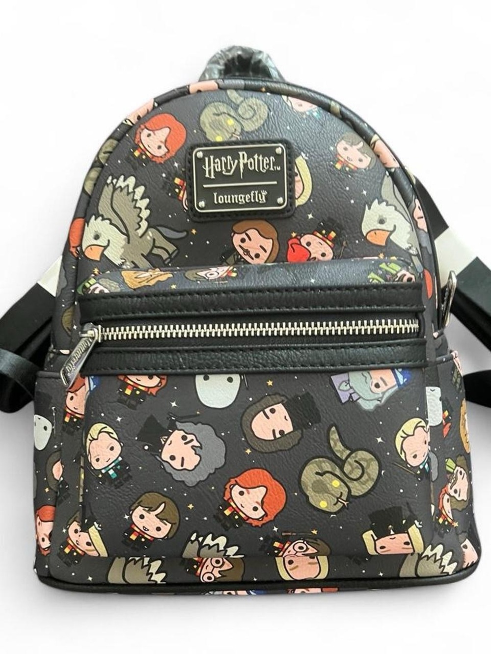 Loungefly Black Harry Potter Chibi Character Mini Backpack